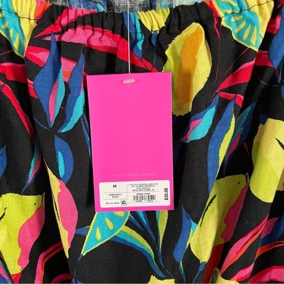 NWT Tabitha Brown x Target Lemon Print Bardot Top Off The Shoulder Size Medium - Picture 8 of 13